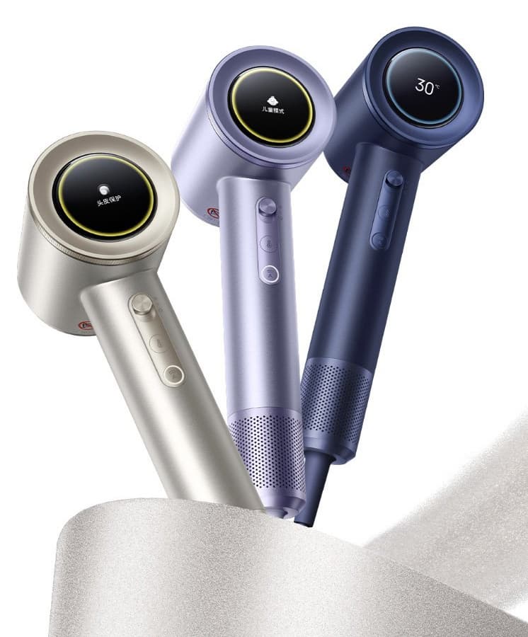 Xiaomi выпустила фен с датчиком расстояния до головы и автонастройкой температуры: Xiaomi Mijia High-Speed Water Ion Hair Dryer Pro оценили в 120 долларов