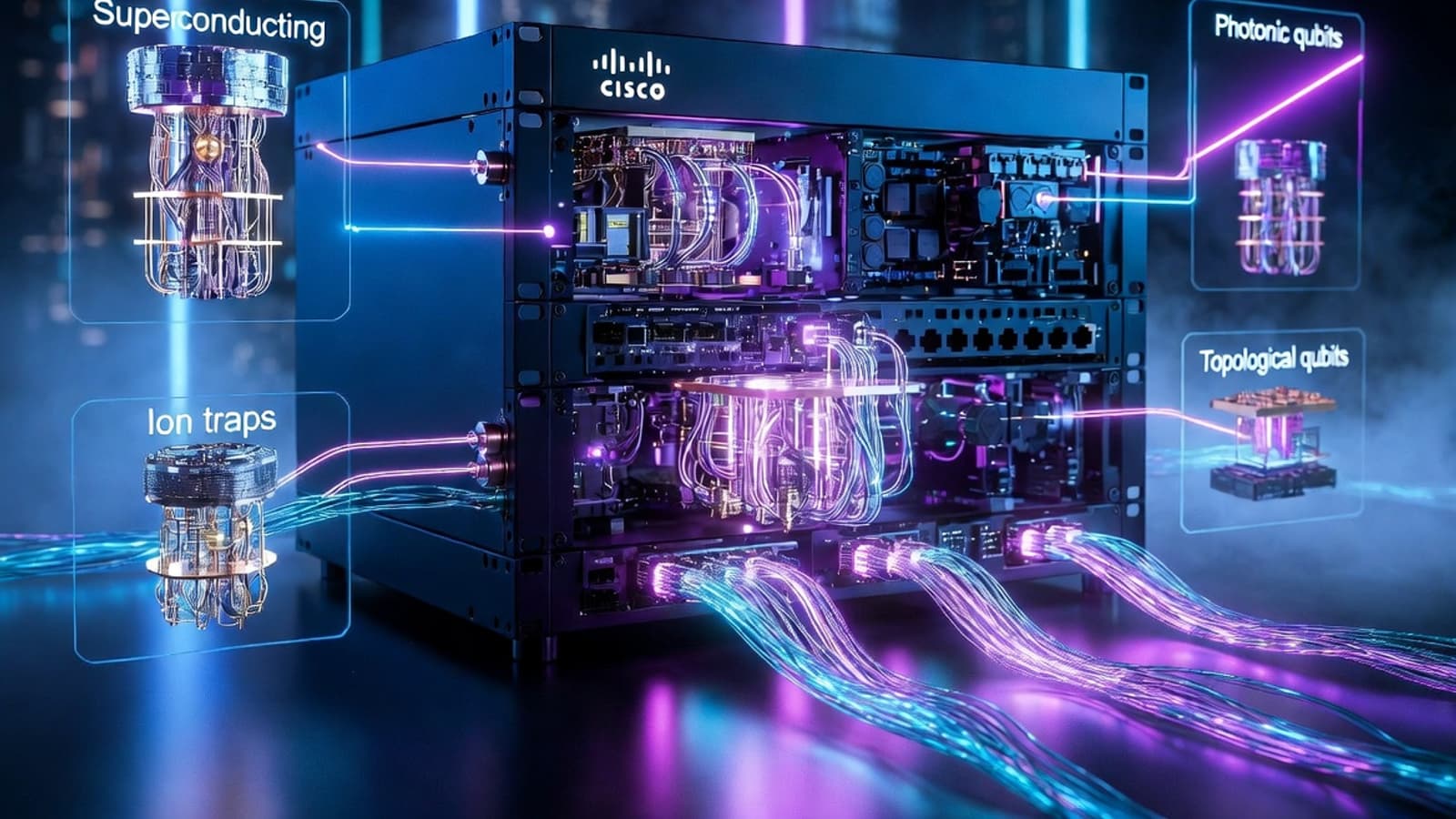 Cisco представила чип для соединения квантовых компьютеров различных типов