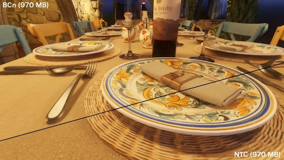 Нейронное сжатие текстур от Nvidia — это будущее компьютерных игр? Первые тесты показали работу технологии с разными видеокартами