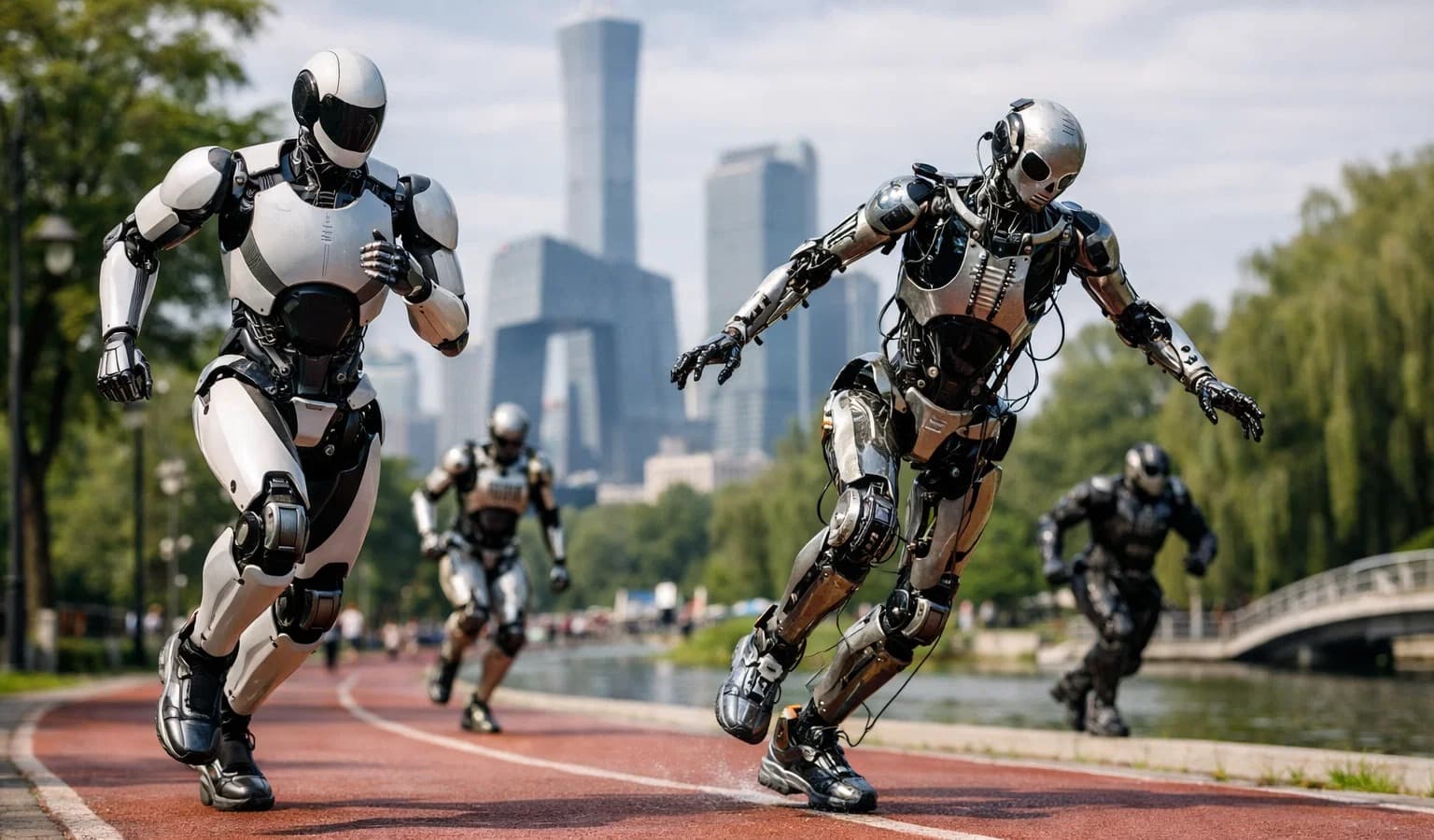 В Китае более 300 гуманоидных роботов выйдут на полумарафон с автономным управлением