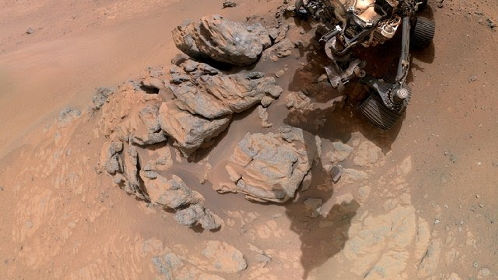 Близок финал марафона на Марсе: ровер NASA Perseverance снял селфи на фоне древнего марсианского ландшафта