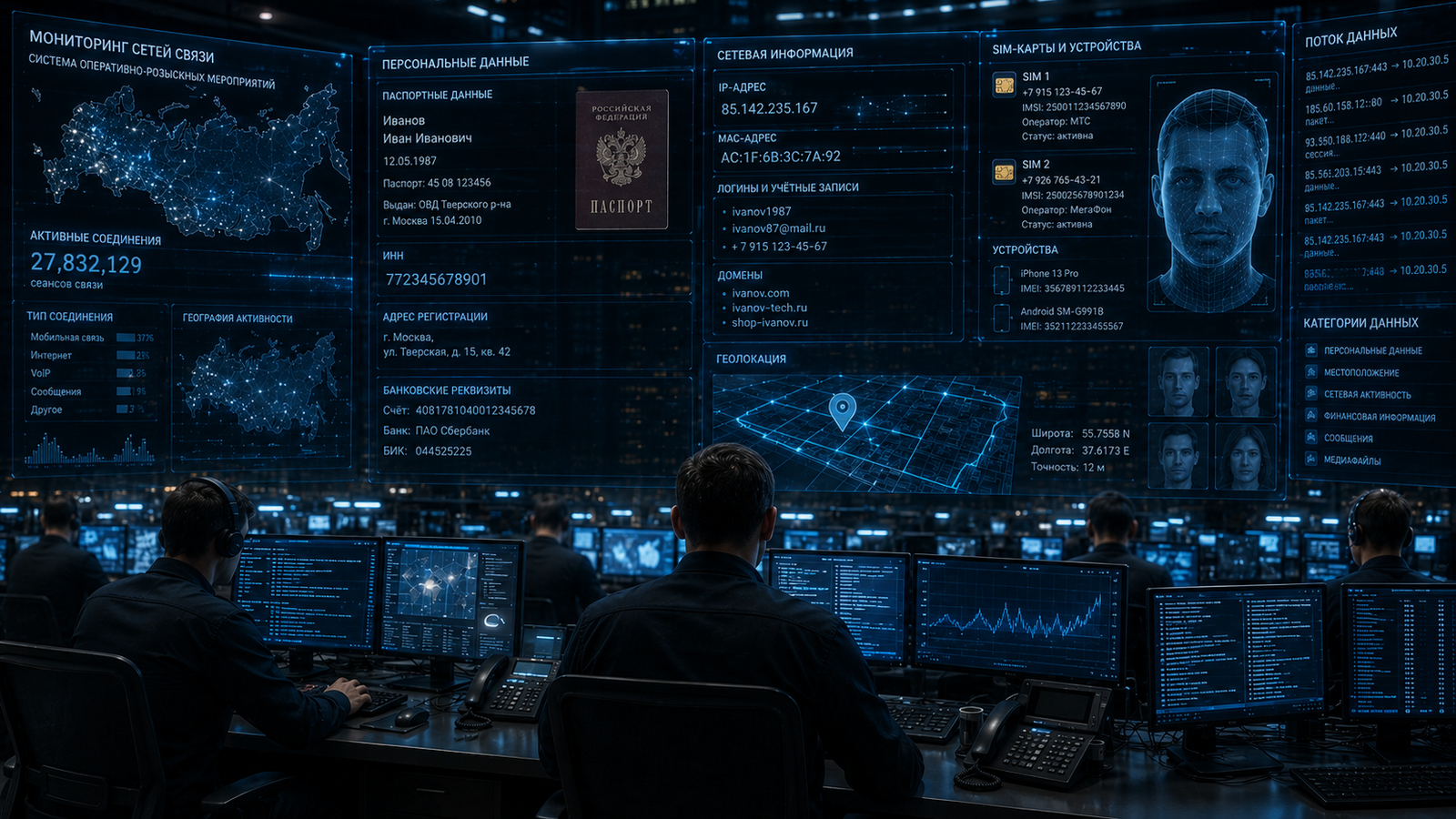 Операторы начнут собирать ещё больше данных о россиянах — в новом перечне Минцифры адреса, логины, паспортные данные, IP-адреса, ИНН и даже геоокординаты