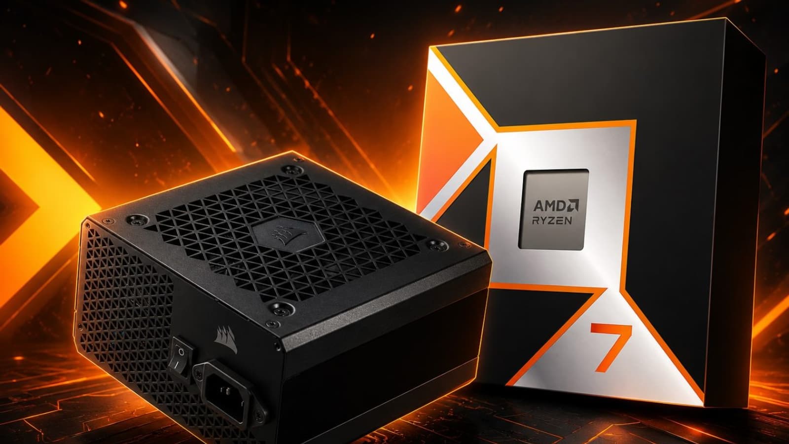 Очень выгодное предложение: в США Ryzen 7 9800X3D подешевел до 420 долларов, бонусом дают блок питания Corsair CX750M