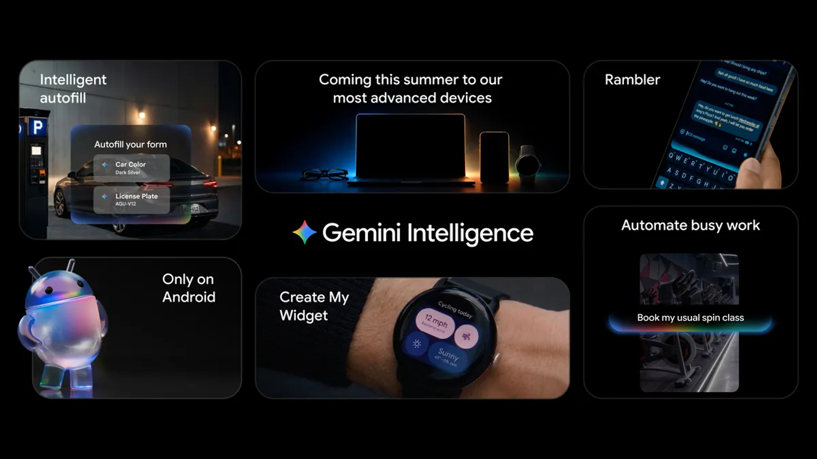 Google превращает Android в ИИ-агента с помощью Gemini Intelligence. Первыми новые функции получат Samsung Galaxy S26 и Google Pixel 10