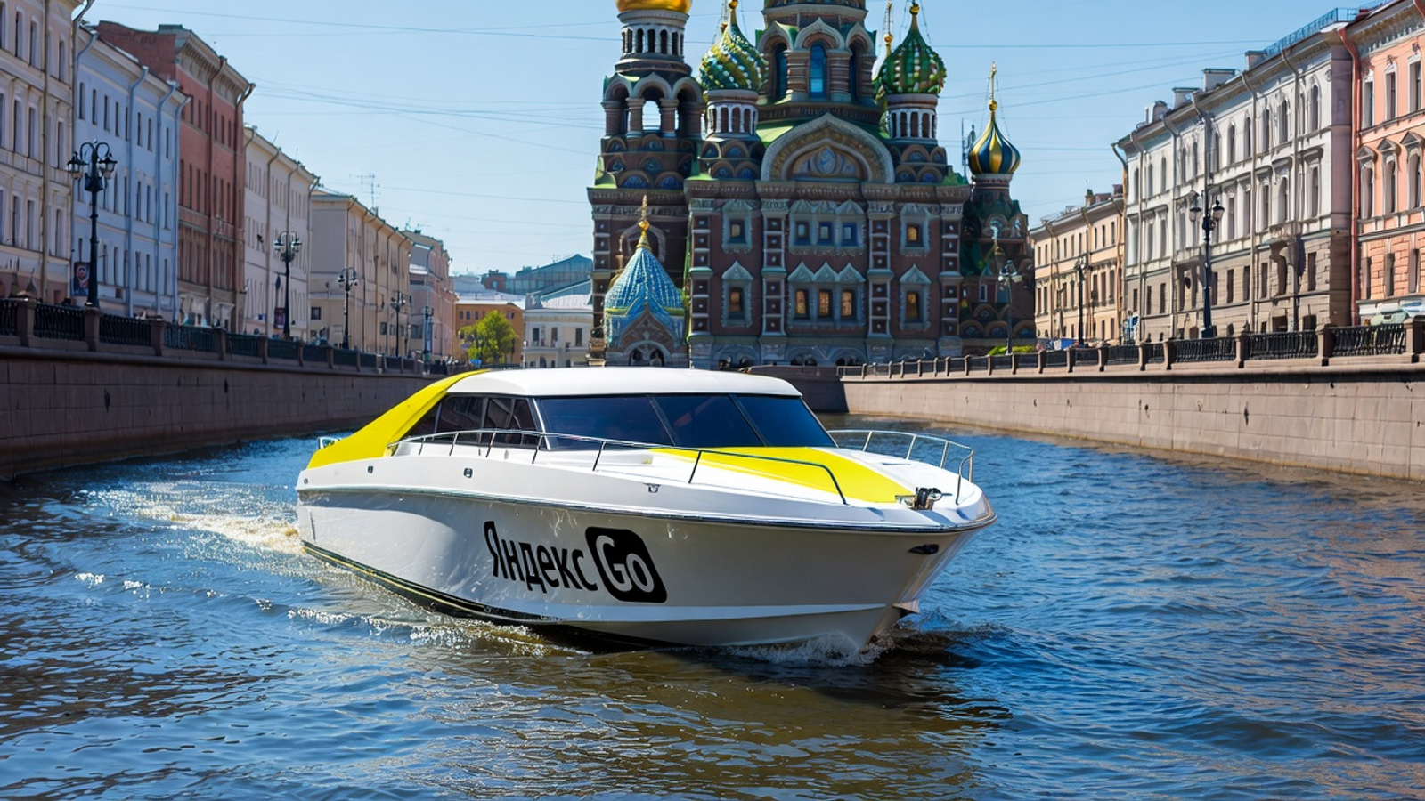 В «Яндекс Go» появилась аренда катеров в Санкт-Петербурге