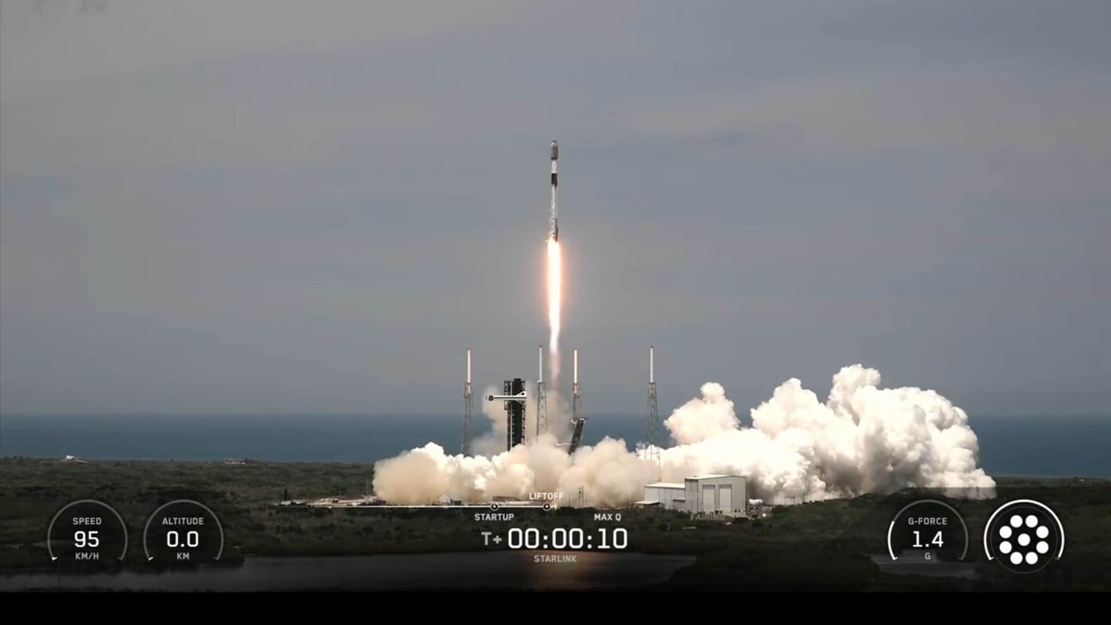 SpaceX успешно запустила 29 спутников Starlink, первая ступень B1069 отработала уже 31 раз