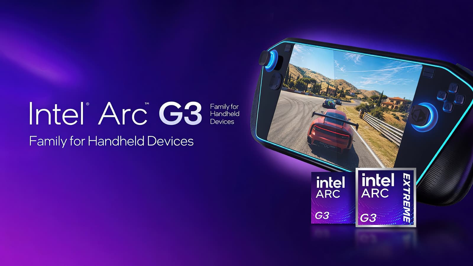 Intel представила процессоры Arc G3 для портативных игровых консолей. Они будут быстрее Ryzen Z2