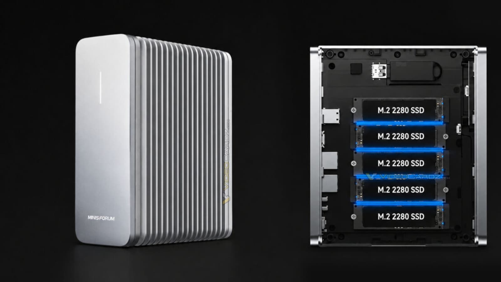 Minisforusm представила необычные NAS без поддержки HDD: All-Flash S5 и All-Flash S7 рассчитаны только на SSD M.2 и используют CPU Intel Core Series 3