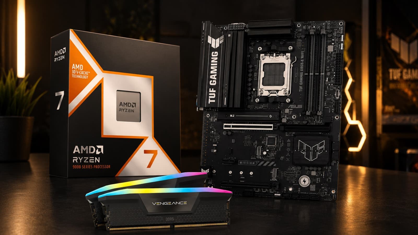 Купи Ryzen 7 9850X3D, получи материнскую плату Asus B850-E TUF Gaming бесплатно. Ретейлер Micro Center сделал выгодное предложение для тех, кто собирает ПК