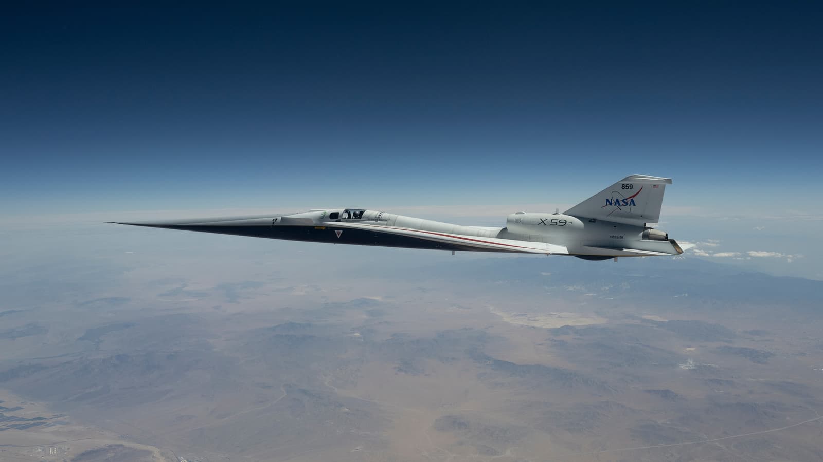NASA впервые провело два полёта сверхзвукового X-59 за один день