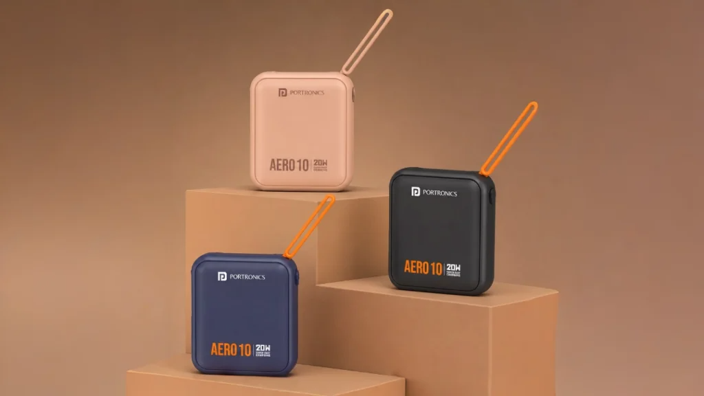 Нестандартный корпус, встроенный кабель USB-C и цена всего $13. Представлен Новый Portronics Aero 10
