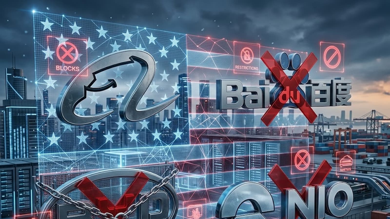 США внесли Alibaba, Baidu и BYD в список «китайских военных компаний» Минобороны