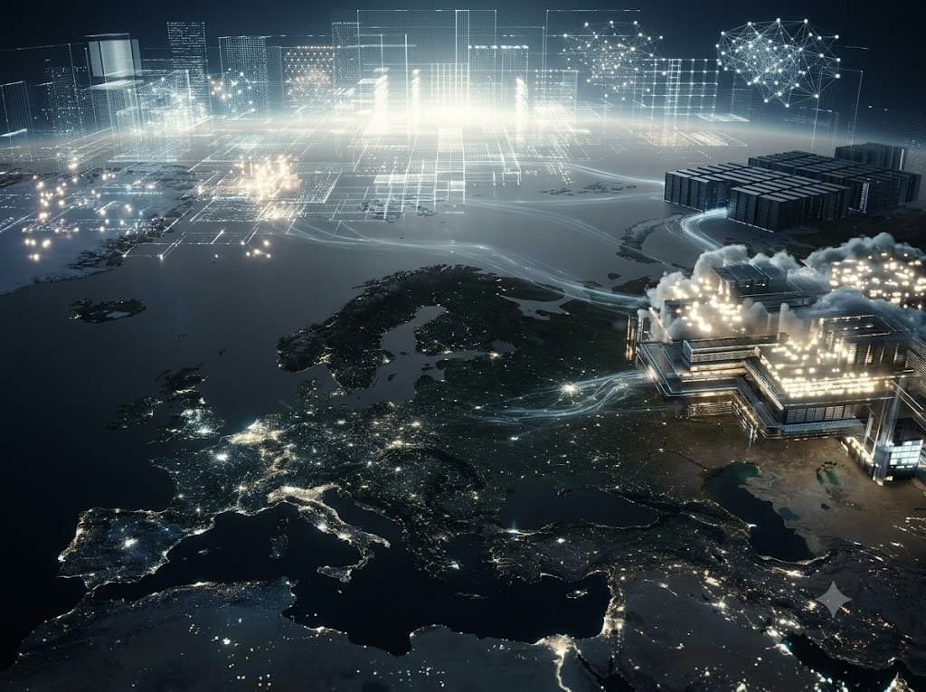 «Европа-2031»: сценарий о том, как ЕС может остаться с 5% мировых вычислений для ИИ на фоне доминирования США и Китая