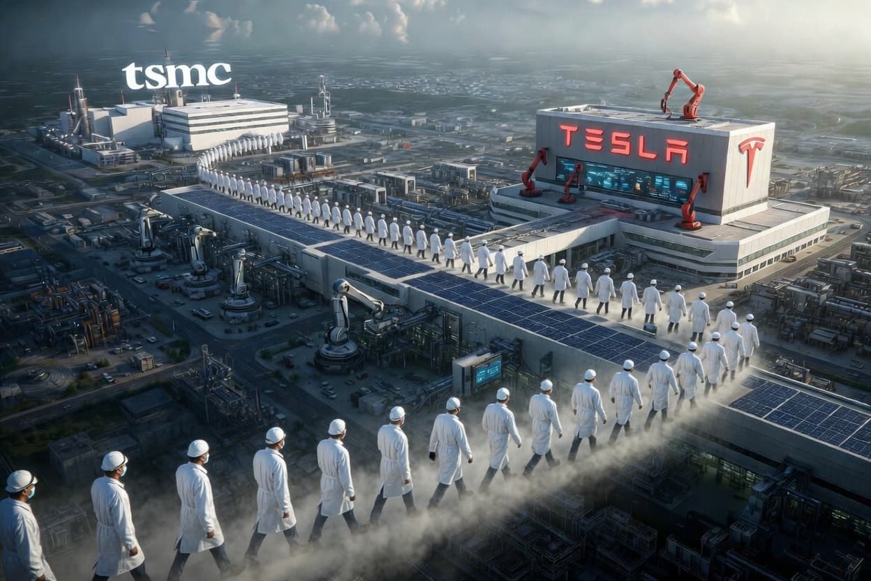 Зарплаты в 3-5 раз выше. Гигантская фабрика Tesla Terafab Илона Маска переманивает специалистов TSMC