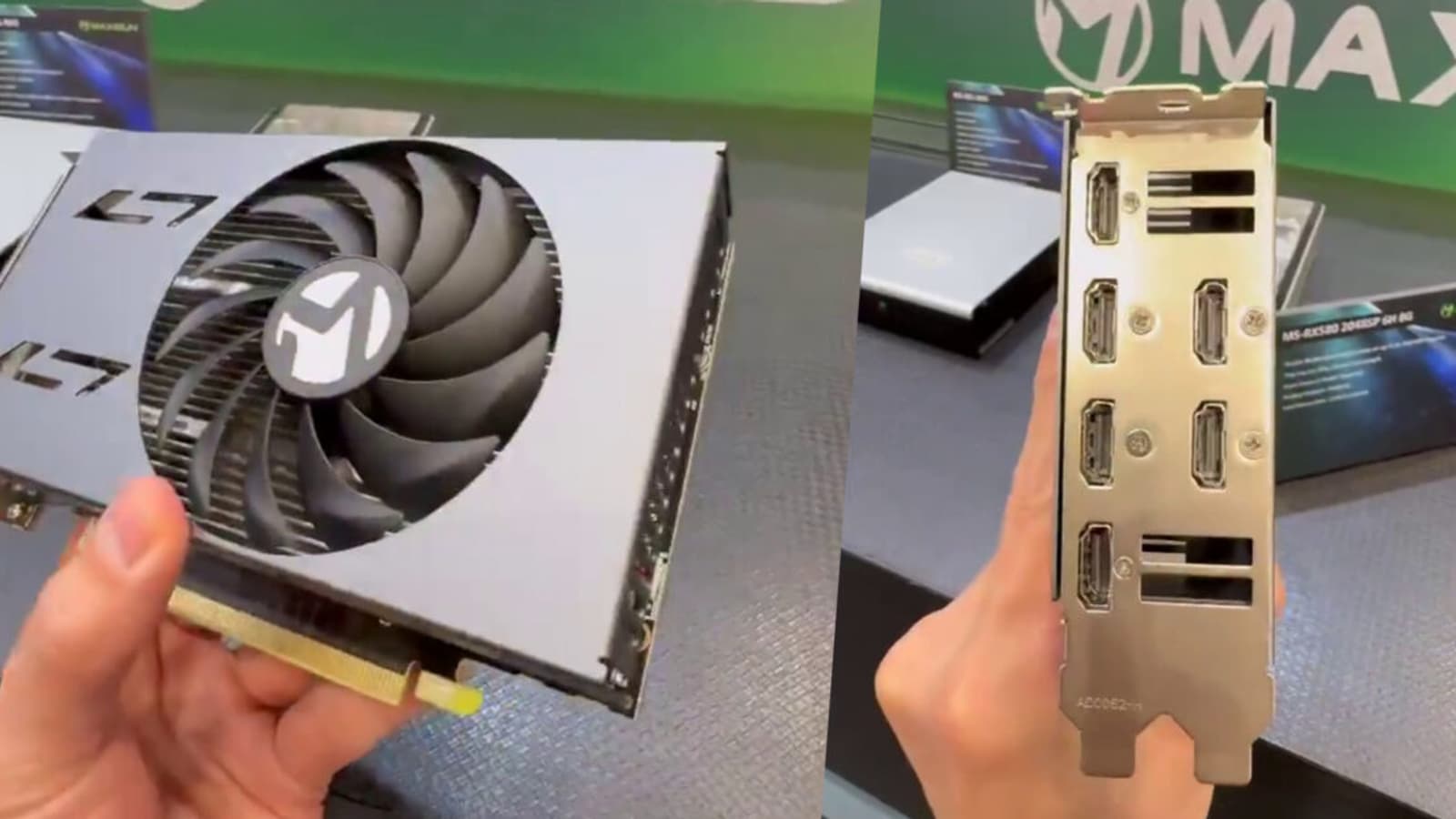 На Computex представили новую версию видеокарты из 2017 года. MaxSun представила Radeon RX 580 2048SP