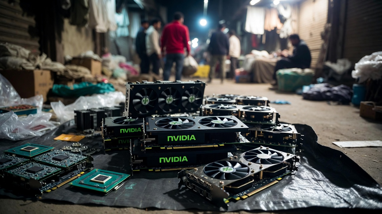 Самые передовые ИИ-чипы Nvidia уходят на «чёрный рынок» Китая с двукратной наценкой