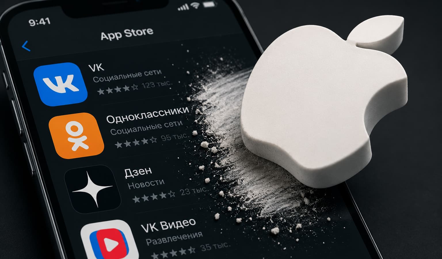 Apple рассказала, почему удалила приложения VK, «Одноклассники» и «Дзен» из App Store
