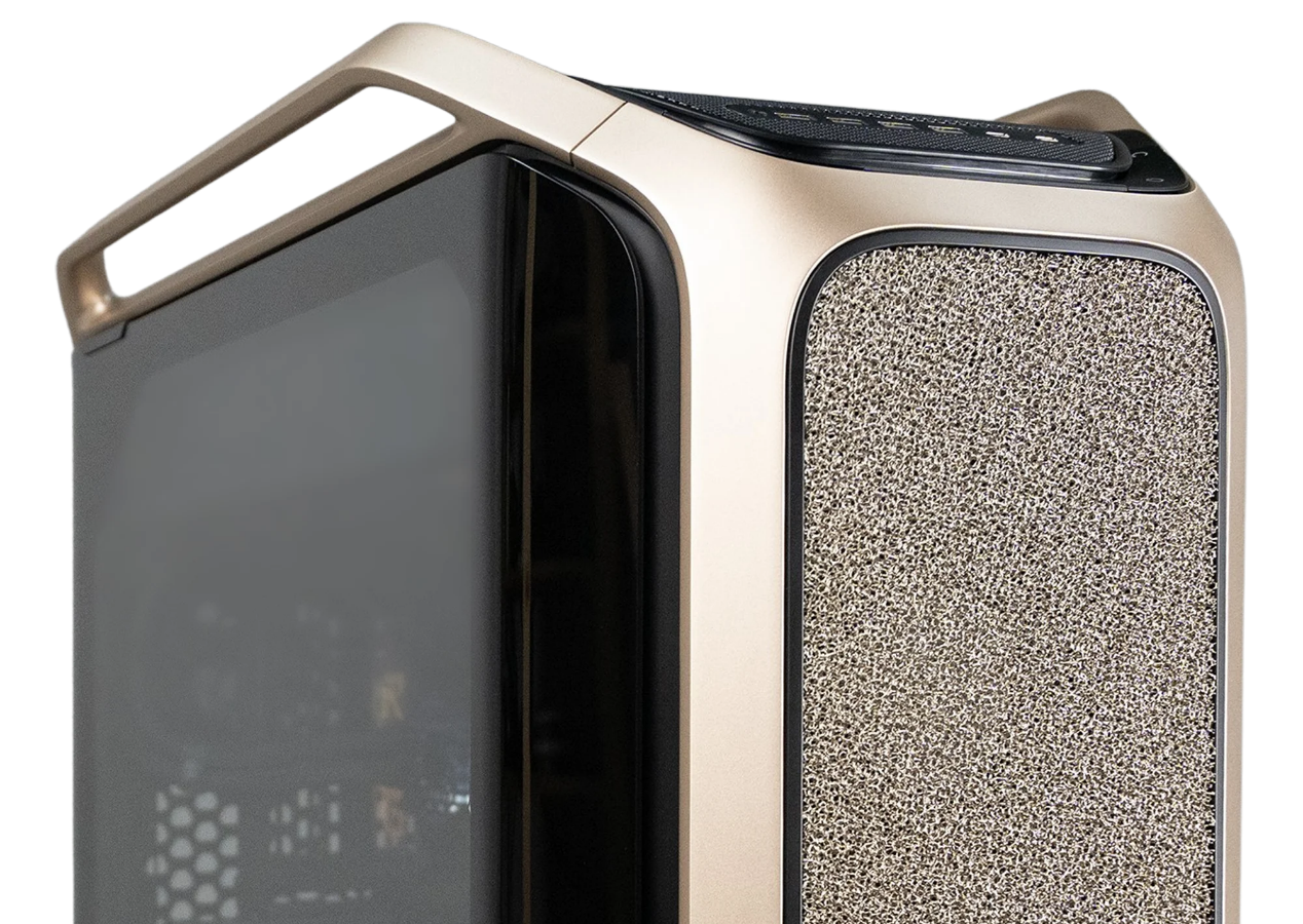 RTX 5090, Ryzen 9 9950X3D, 64 ГБ DDR5 и 2 ТБ SSD. Представлен ПК Cooler Master Cosmos Gold Limited Edition