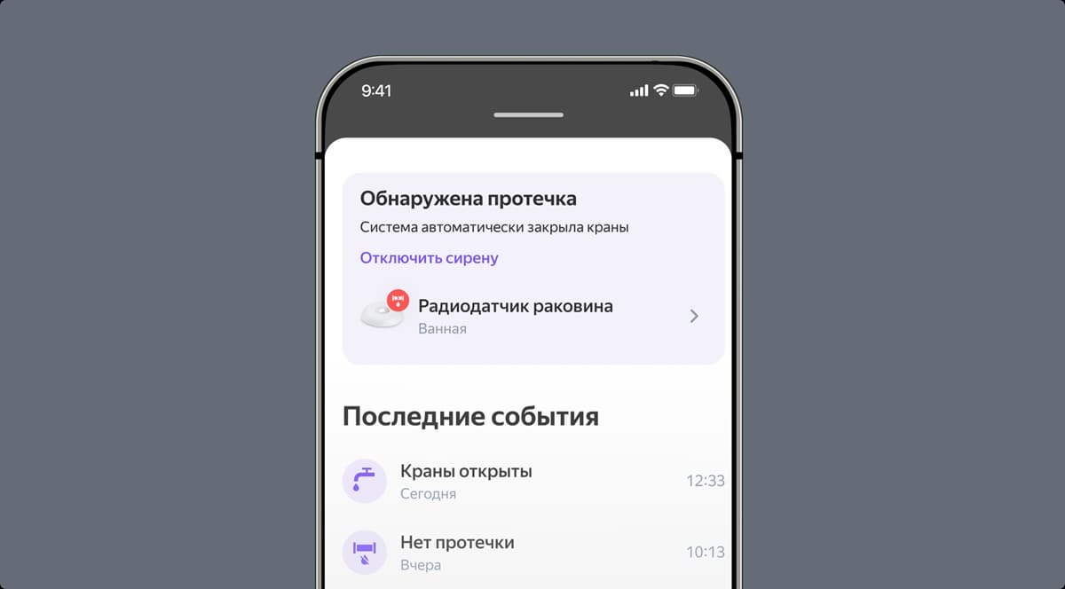 Яндекс и Neptun представили систему защиты от протечек для «умного дома»