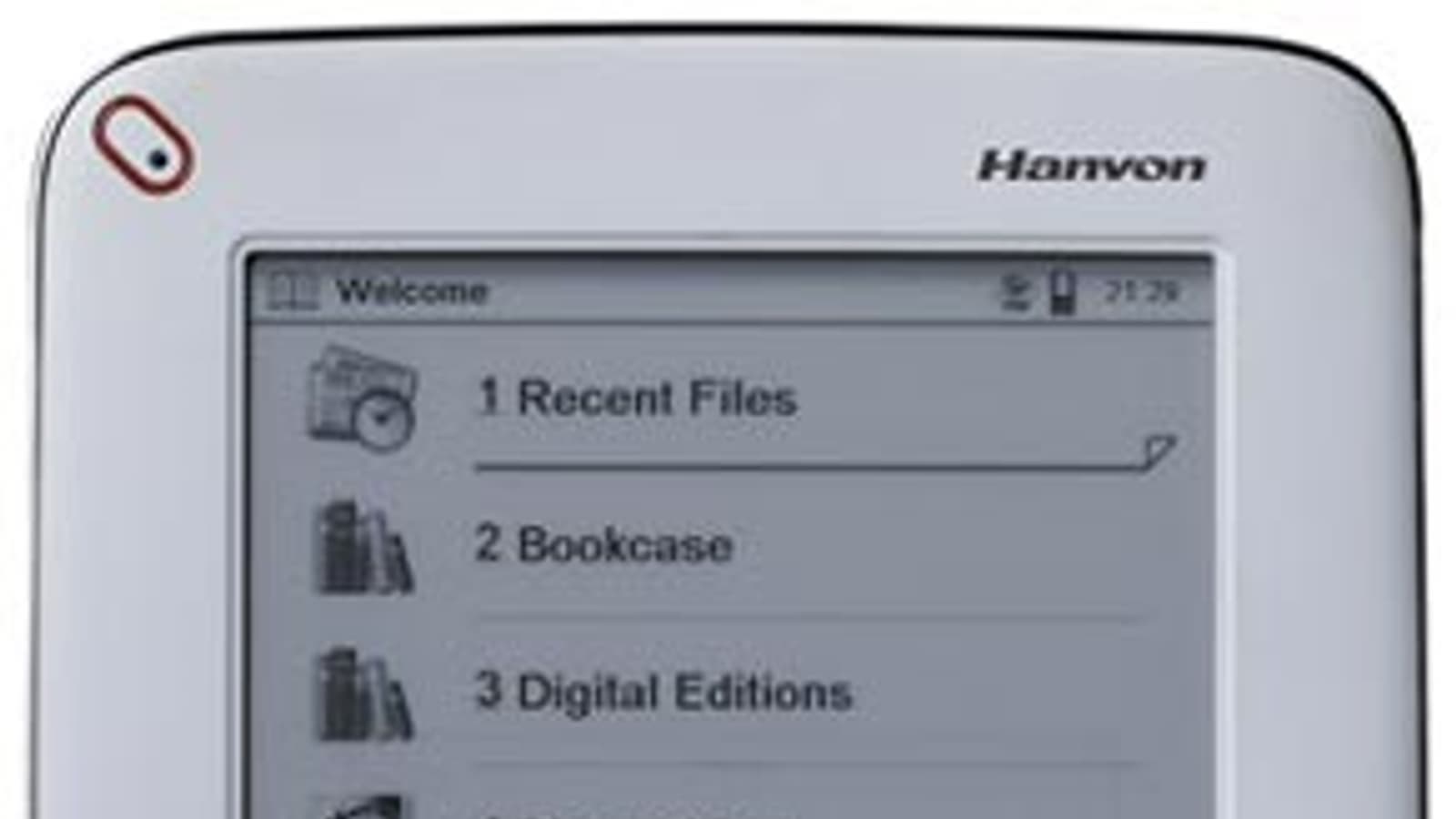 Электронная книга Hanvon WISEreader B630 оснащена клавиатурой