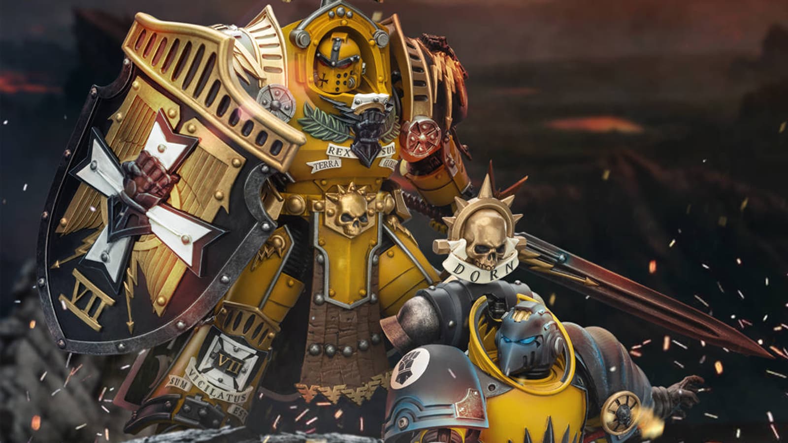 Sons of Dorn: JoyToy Opens Pre-orders for Warhammer: The Horus Heresy Librarian Consul and Legion Praetor Figures Sons of Dorn: JoyToy Opens Pre-orders for Warhammer: The Horus Heresy Librarian Consul and Legion Praetor Figures