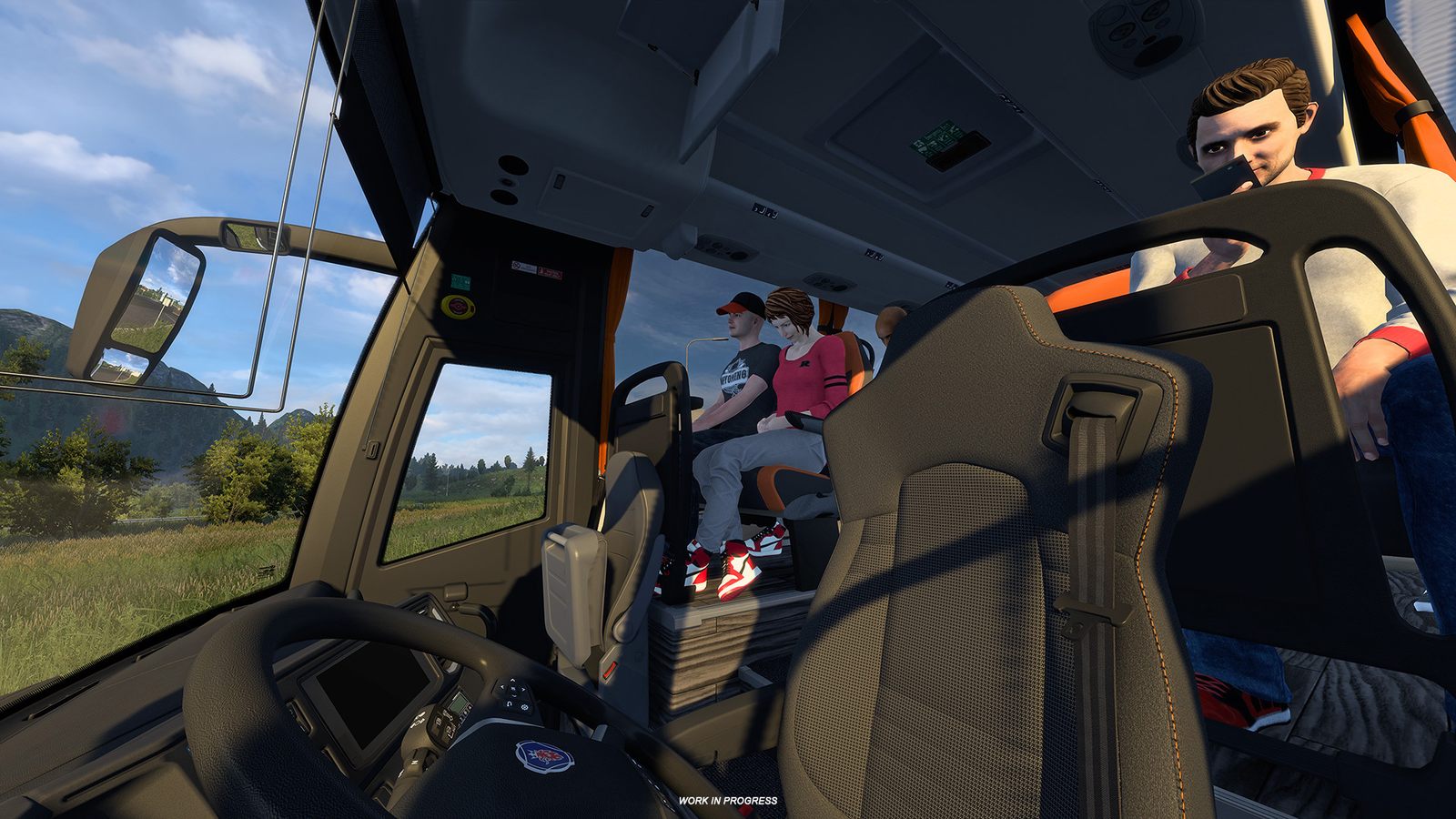 Buses in Euro Truck Simulator 2 from a Developer’s Perspective: Cabin View and Technical Details Revealed Buses in Euro Truck Simulator 2 from a Developer’s Perspective: Cabin View and Technical Details Revealed