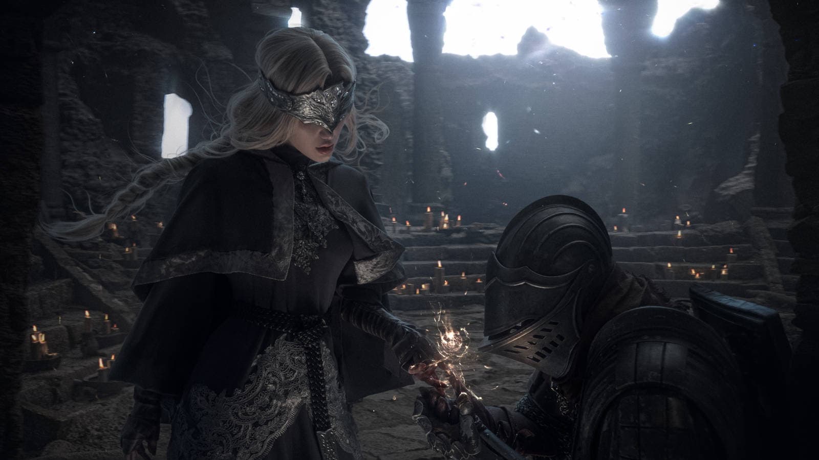 Cosplayers Portray Fire Keeper and Ashen One From Dark Souls III: “May the flames guide thee…” Cosplayers Portray Fire Keeper and Ashen One From Dark Souls III: “May the flames guide thee…”