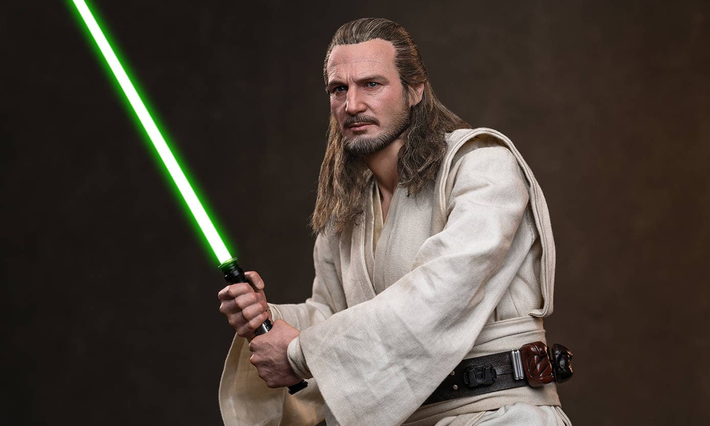 Hot Toys анонсировала фигурку Квай-Гон Джинна из первого эпизода «Звёздных войн»