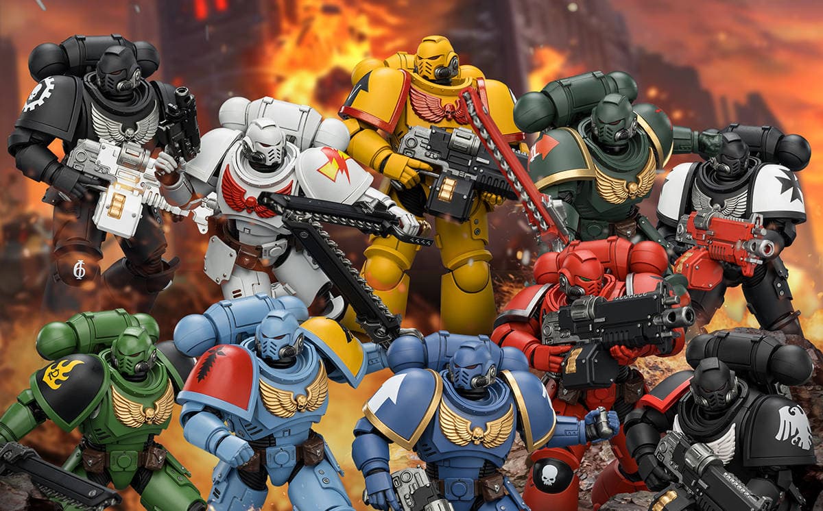 Открыт предзаказ на фигурки Заступников Warhammer 40,000 от JoyToy