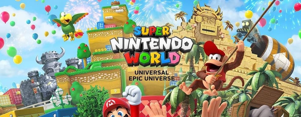 Открытие парка Super Nintendo World состоится в 2025 году в Орландо