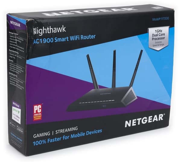 Упаковка Netgear R7000 Упаковка Netgear R7000