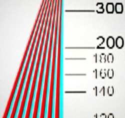 b&w resolution pattern, panasonic s75