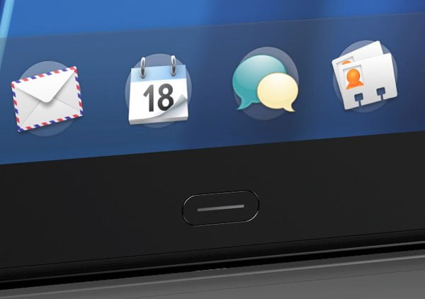 Кнопка Home на HP TouchPad