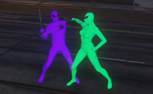 В Grand Theft Auto V началась масштабная война разноцветных «пришельцев»