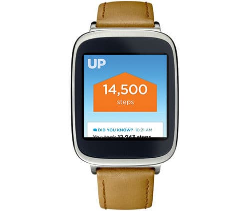 Приложение Up на часах Asus ZenWatch