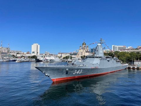 Корвет Тихоокеанского флота «Резкий»