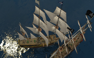 «Наследница корсаров» получила новую модель корвета, улучшения графики и прыжка: для Caribbean Legend вышел патч 1.3.1