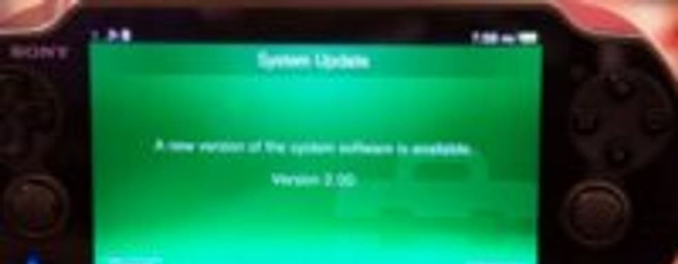 Вышла PS Vita firmware 2.0