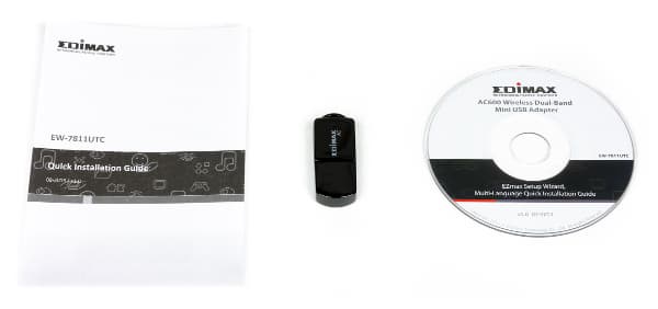 Комплект поставки Edimax EW-7811UTC Комплект поставки Edimax EW-7811UTC