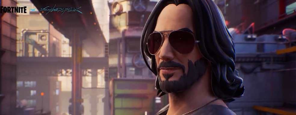 Первый трейлер коллаба Fortnite и Cyberpunk 2077 с Джонни Сильверхендом и V