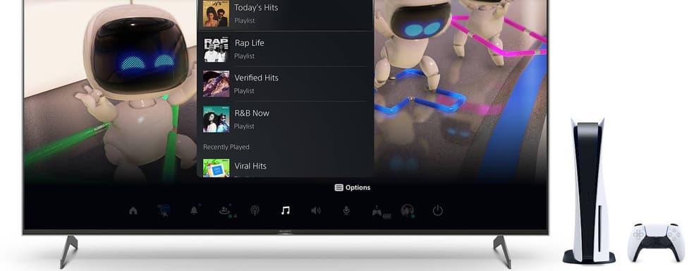 Теперь на PlayStation 5 можно не только смотреть игры, но и слушать музыку