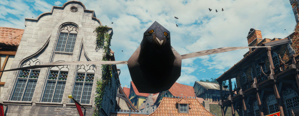 Ремастер The Witcher 3 впечатлил игроков квадратным голубем. CDPR не перестаёт удивлять сообщество