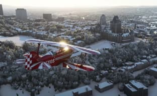 В Microsoft Flight Simulator выпал снег