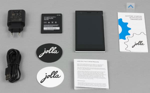 Комплектация смартфона Jolla Комплектация смартфона Jolla