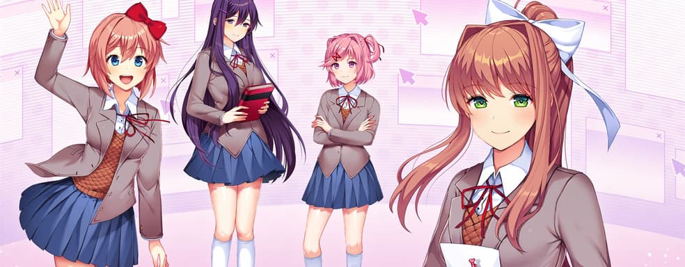 Аниме и литература в новом трейлере Doki Doki Literature Club Plus