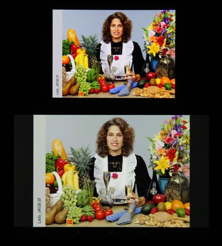 Обзор смартфона LG G Flex 2. Тестирование дисплея