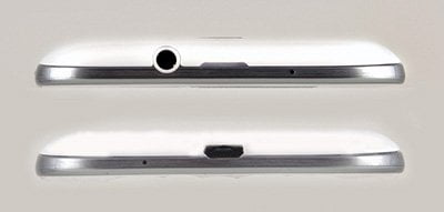 Верхний и нижний торцы корпуса коммуникатора Обзор Samsung Galaxy S 3. Верхний и нижний торцы корпуса коммуникатора