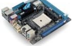 Системная плата ASUS F1A75-I Deluxe формата Mini-ITX на чипсете AMD A75