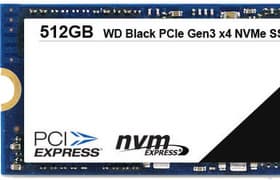 Твердотельный накопитель WD Black емкостью 512 ГБ: