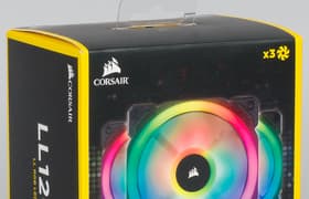 Комплект вентиляторов Corsair LL120 RGB: